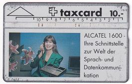 Taxcard ALCATEL 1600 dt. 10.- K-89/4B (004E...), gebraucht