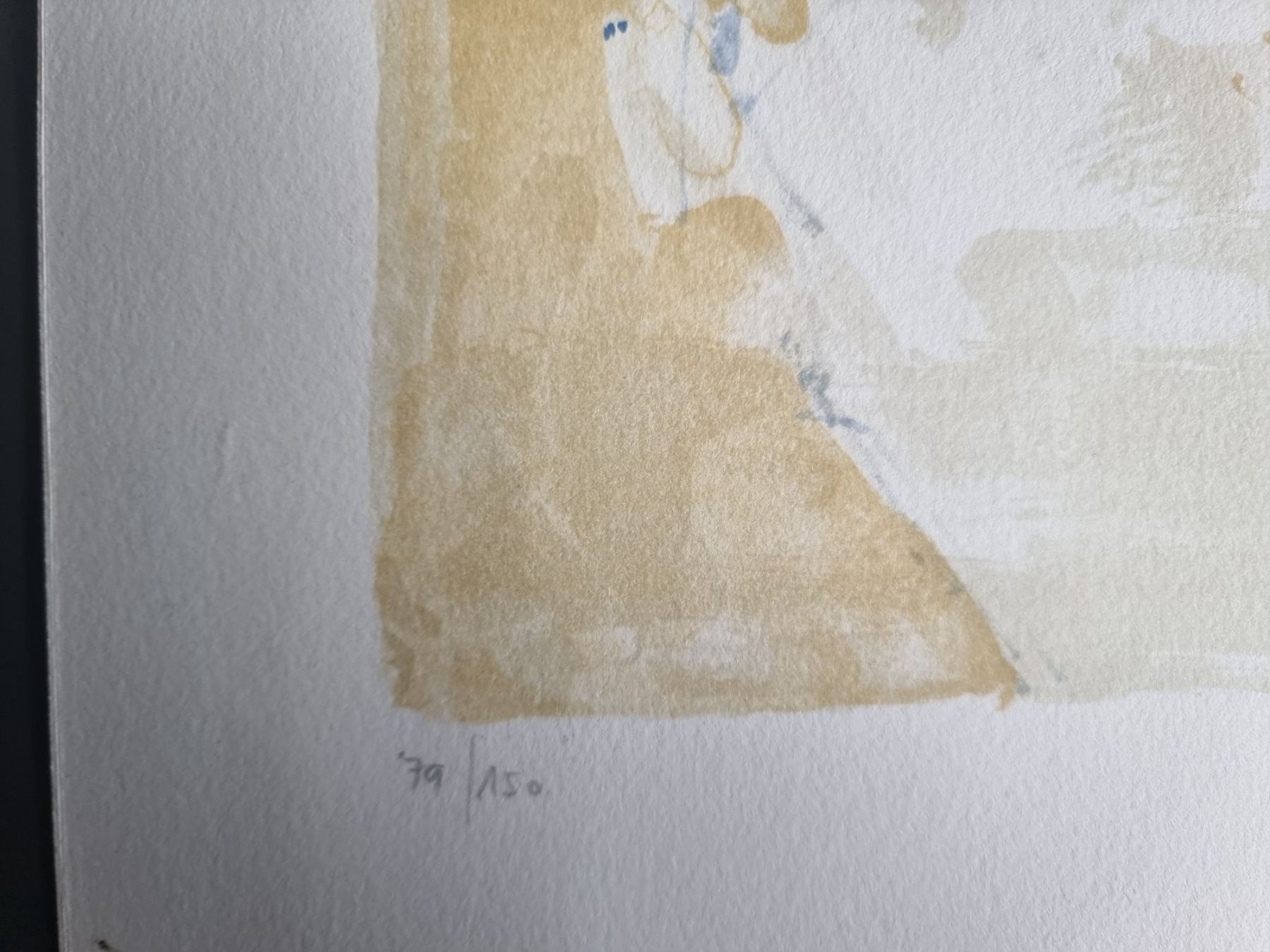 Grafica & Litografie: HANSRUEDI SIEBER LITHOGRAPHIE SIGNIERT NUMMERIERT – Usato da Gersau venduto da grafik-kunst 3