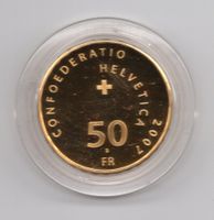 (312) 50 Franken, 2007 Nationalbank in Etui mit Zertifikat