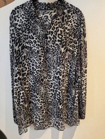 Marc Cain Bluse Animal Print Viskose Grösse N5 