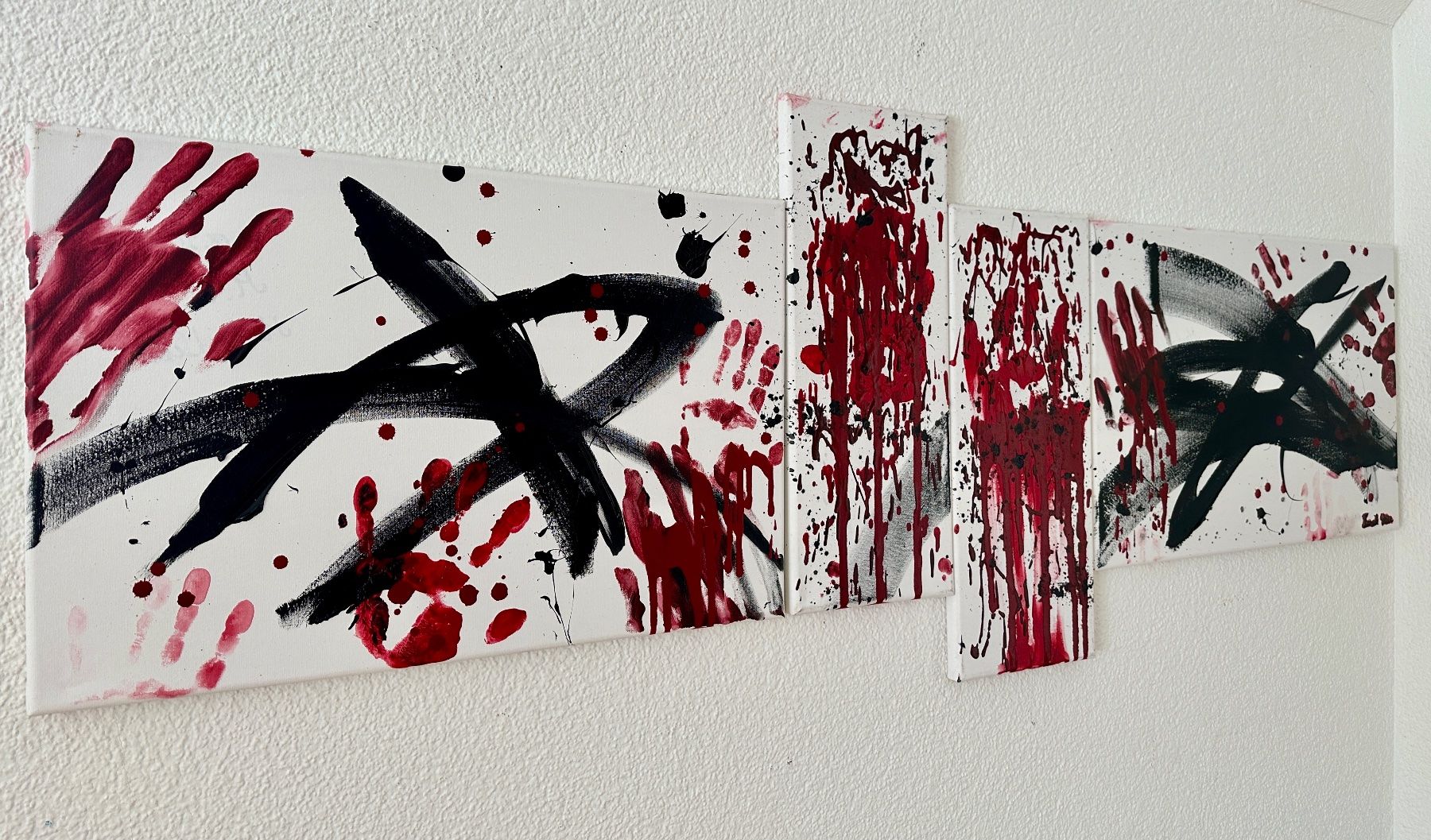 Dipinti: Gemälde Acryl Bild abstrakt moderne Kunst – Usato da Aarburg venduto da Nikys-Woods 2
