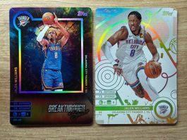 NBA Jalen Williams Baller & WHITE Topps Match Attax 2025
