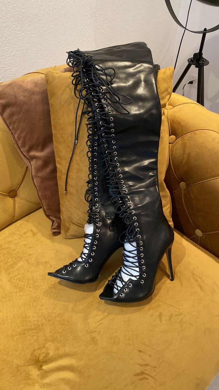 Damenschuhe: overknee Stiefel, Gr. 5 – Gebraucht aus Dagmersellen von Arcticsnow2017 4