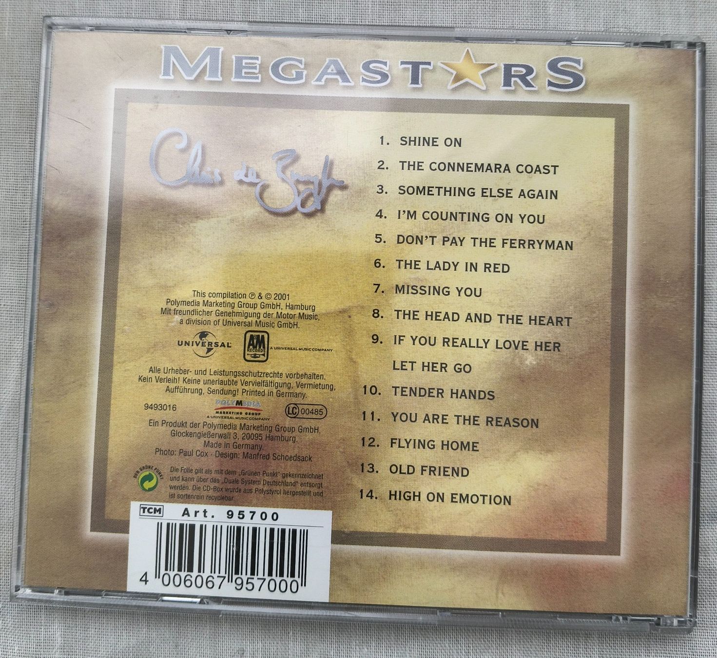 CDs: CD "Chris de Burgh - Die grössten Hits" – Neuf (Voir description) à Binningen par mar_2jlr 1