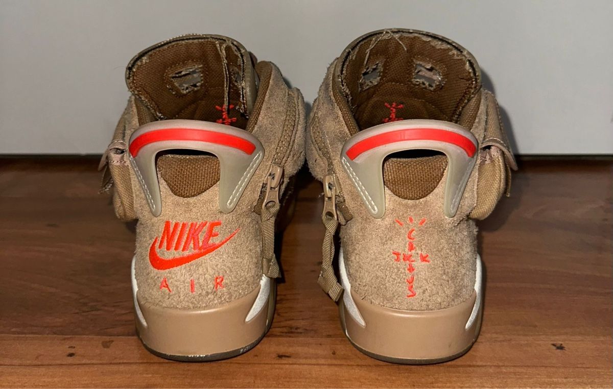 Jordan Scarpe da uomo: Jordan 6 retro Travis Scott Kaki brown – Usato da Büetigen venduto da ras_5bvt 3