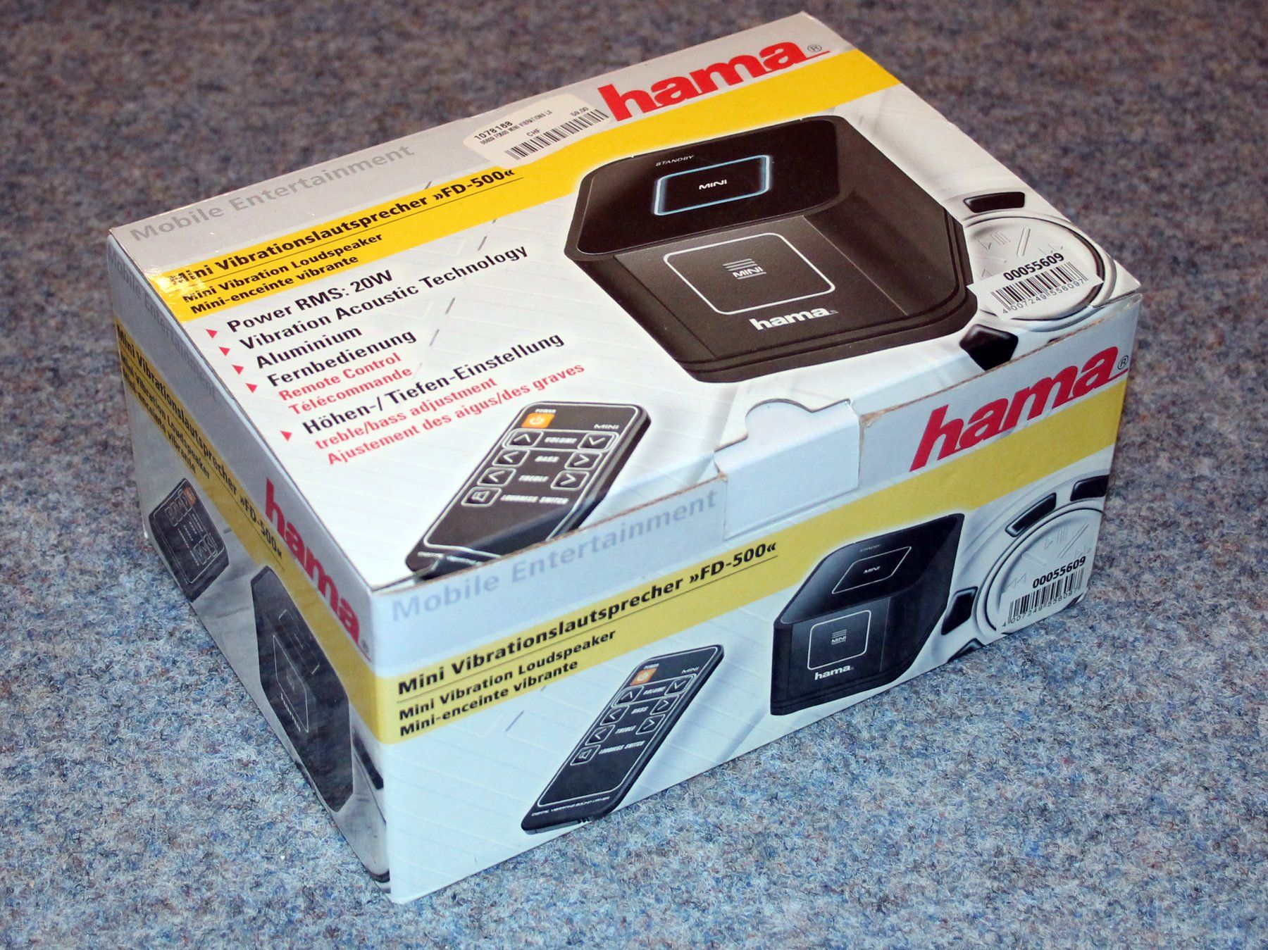 Hama Lautsprecher: Hama Vibrationslautsprecher FD-500 – Gebraucht aus Münchenbuchsee von Chaoo