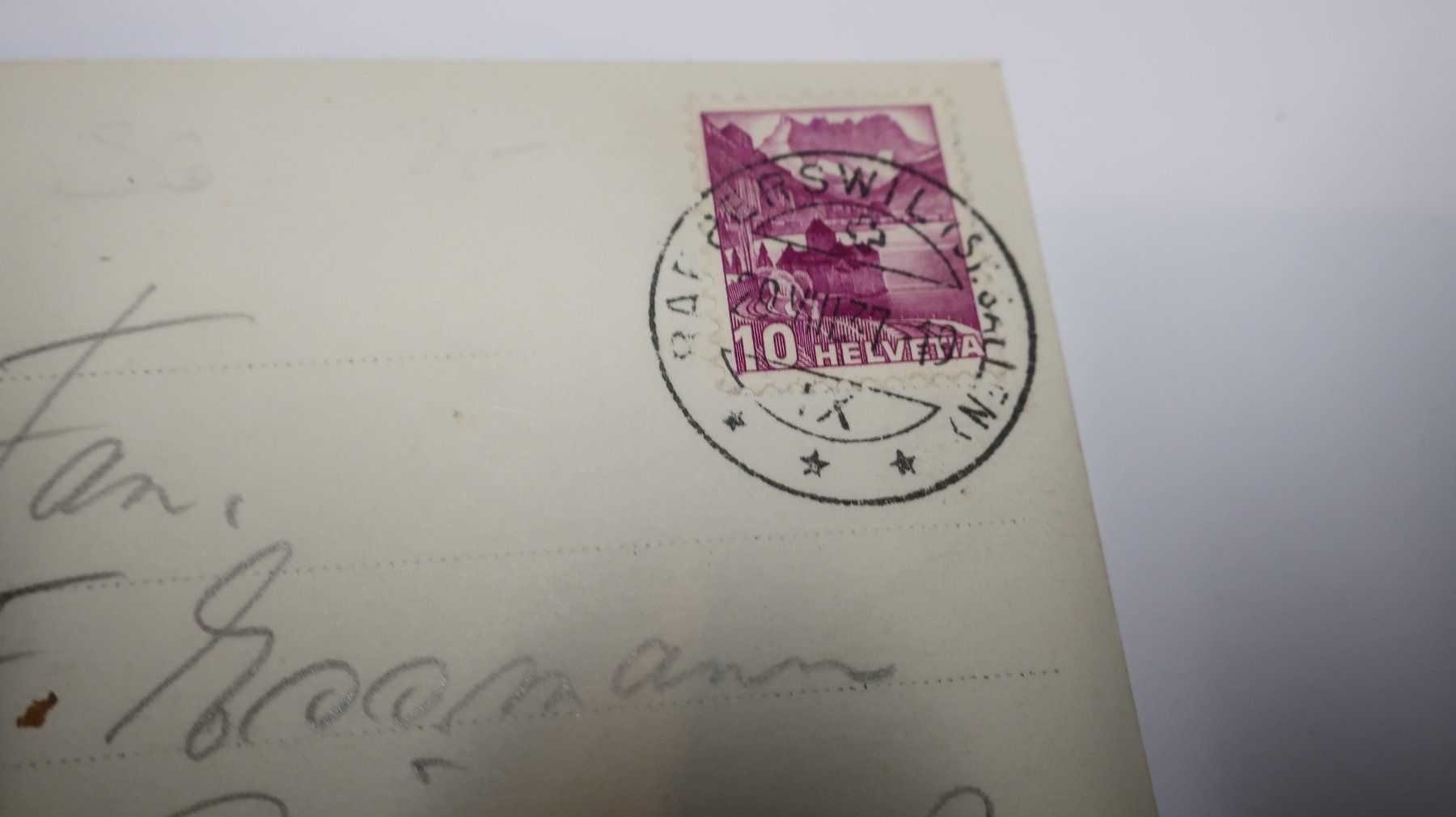 Cartes postales: Rapperswil das Schloss  1937 – D'occasion à Cormoret par Pascalll2001 2