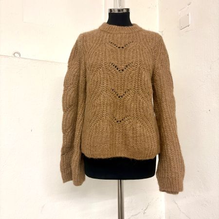 La Maille Sézane Paris Pullover Aplaca Wolle, Grösse M