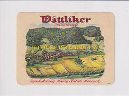 Etikette für Wein - Dättliker Süssdruck /bd