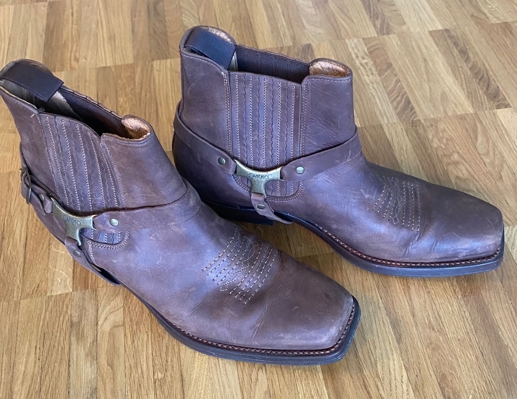 Sancho Abarca Scarpe da uomo: Cowboystiefel Sancho, 44, braun – Usato da Zürich venduto da basse1976