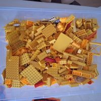 Lego Bausteine gelb viele versch.Teile