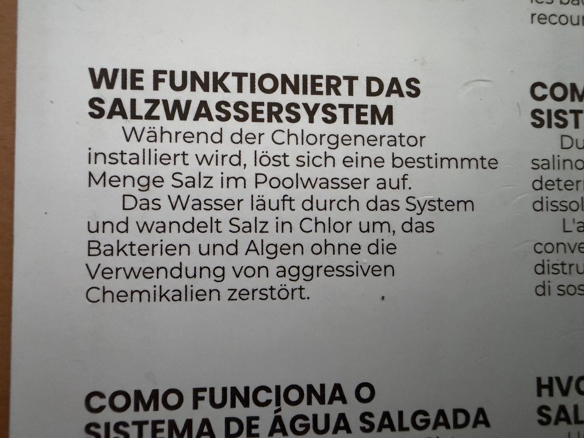 Intex Piscine: Intex Salzwasser System  QS1200 – Nuovo e nell'imballaggio originale da Schmitten FR venduto da mehusablau 3