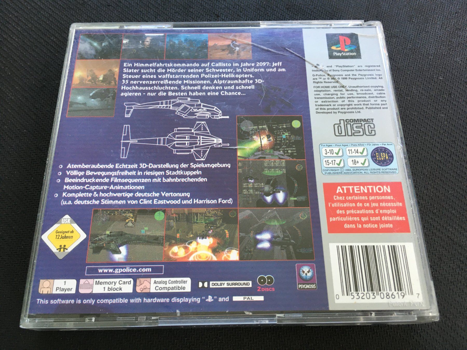 Sony Giochi: G-Police - Playstation 1 / PS1 – Usato da St.Gallen venduto da Punktchen01 2
