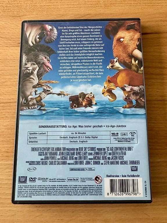 Tutti i DVDs: DVD - Ice Age 4 – Usato da Gersau venduto da walin_6442 2