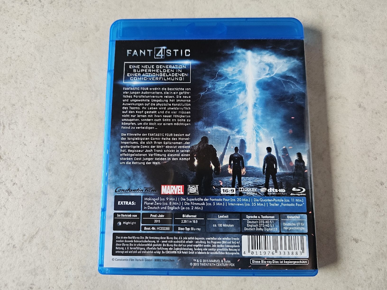 Tutti i DVDs: Fantastic 4  /  Bluray – Usato da Schneisingen venduto da backstore24 1