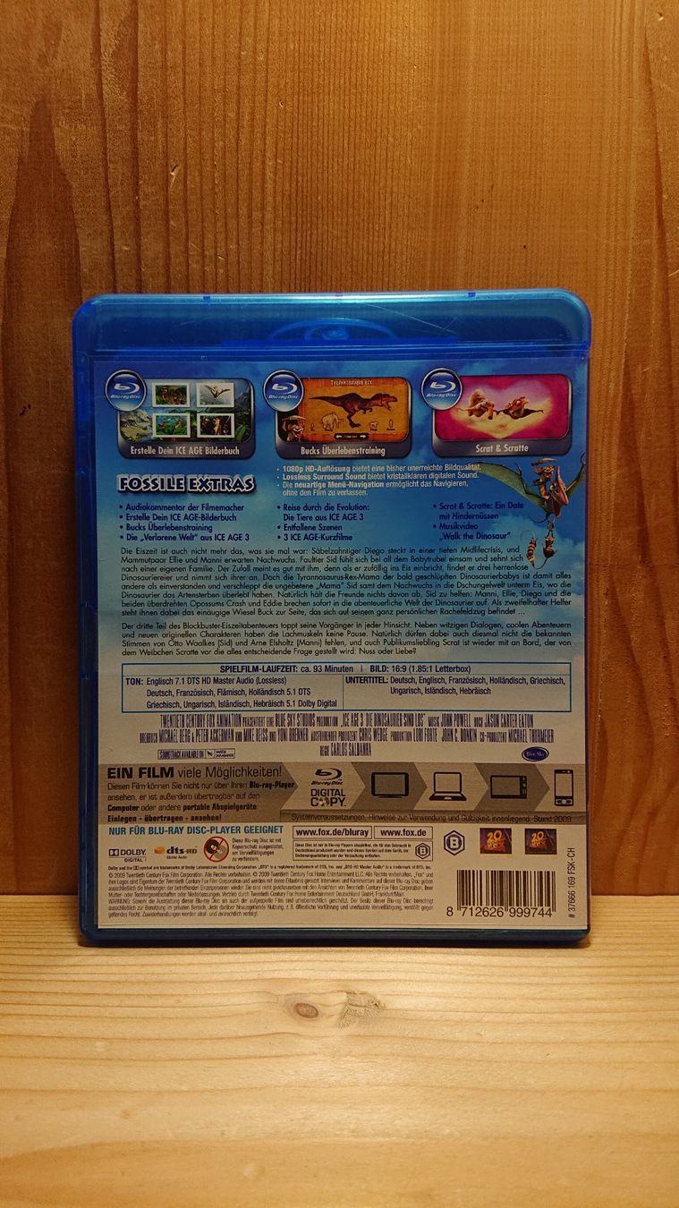 Tutti i DVDs: ICE AGE 3 auf Blu-ray – Usato da Wilderswil venduto da Exebub 1