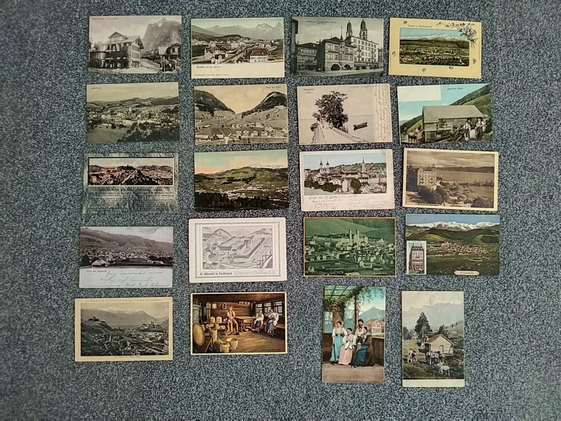 Cartoline postali: Sammlung Ansichtskarten Schweiz 100 Stück – Usato da Appenzell venduto da lama19