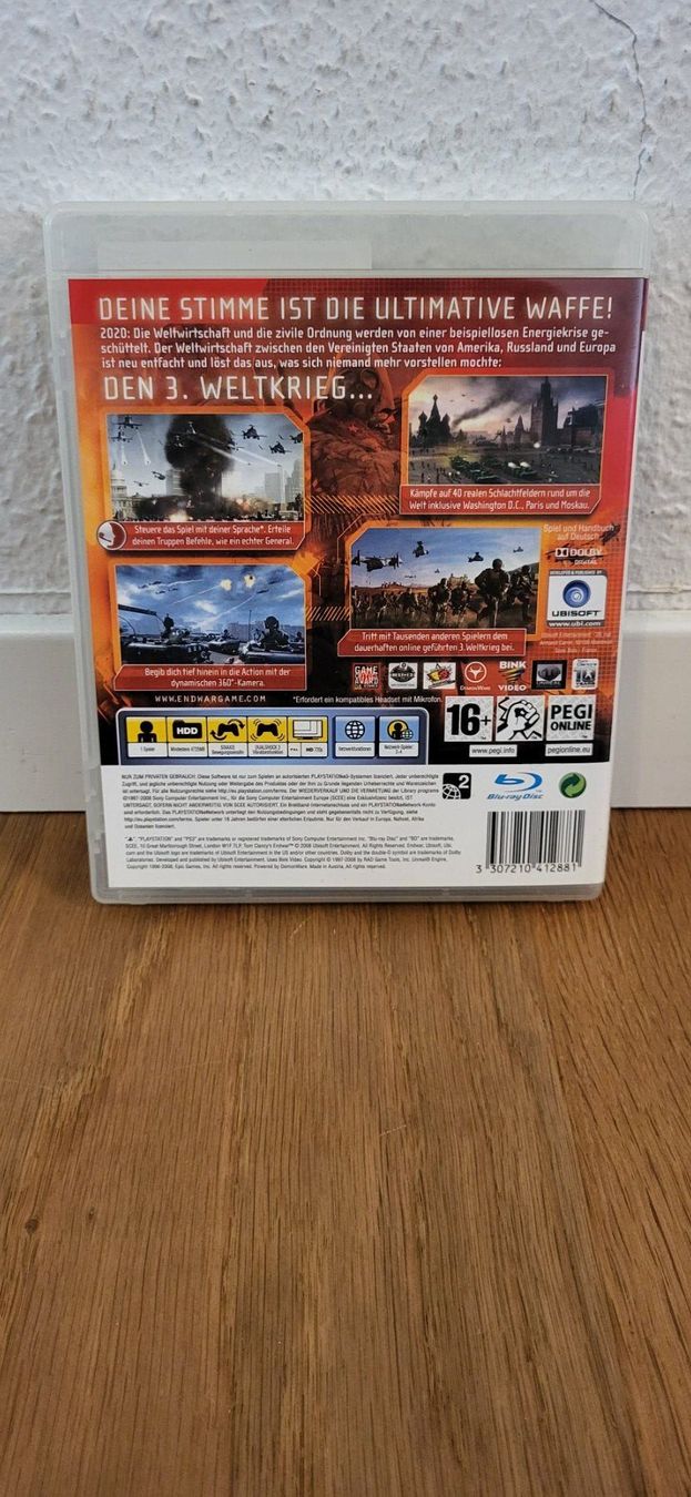 Sony Spiele: PS 3 - Endwar – Gebraucht aus Münsingen von DigitaleSpielecke 1