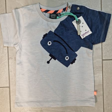 BabyFace T-Shirt Gr. 74, süsser Roboter-Print, Sommer, ne...