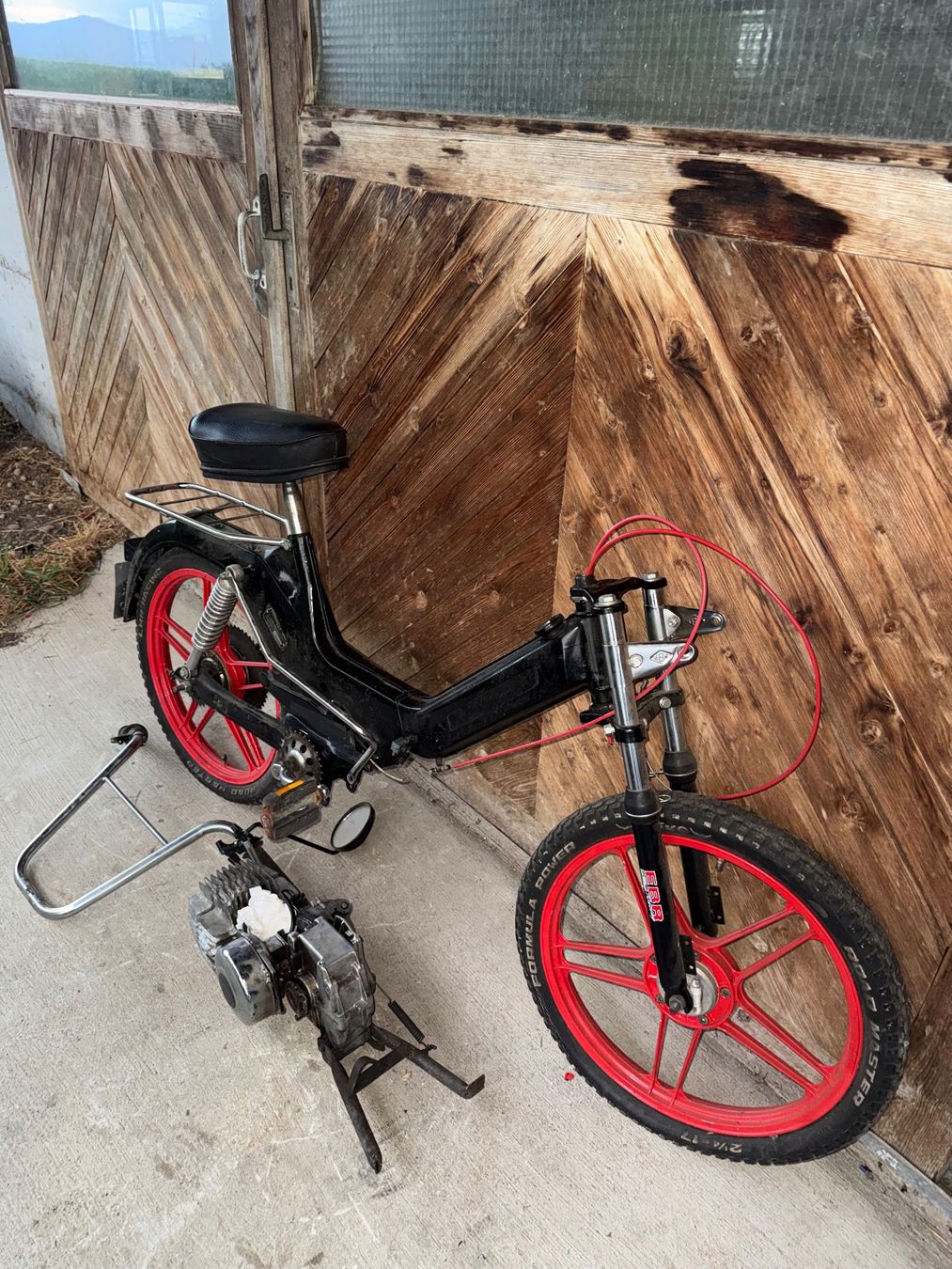 Puch Mofas: Puch Supermaxi Töffli mit E50 – Defekt aus Fahrni b. Thun von Salzberger-FZH 8