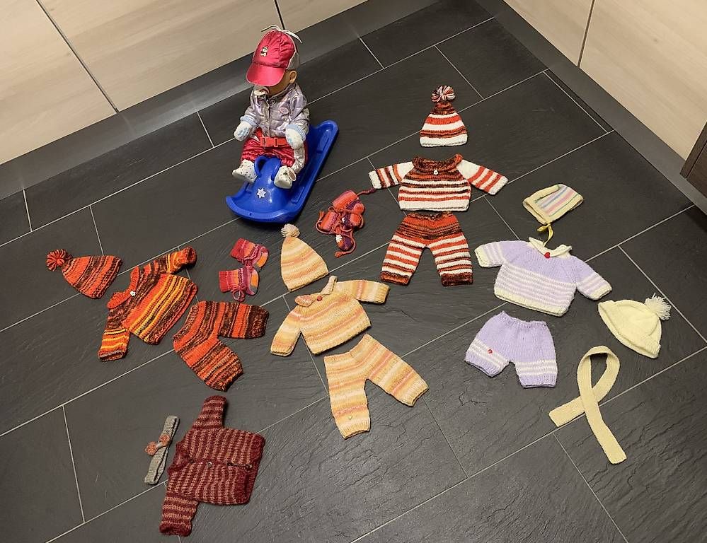 Zapf Creation Bambole: Baby Born Schlitten Set – Usato da Bättwil venduto da ulr_gtc9