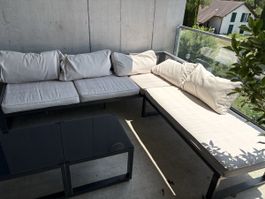 Garten lounge Sitzgruppe 4-teilig beige guter Zustand 