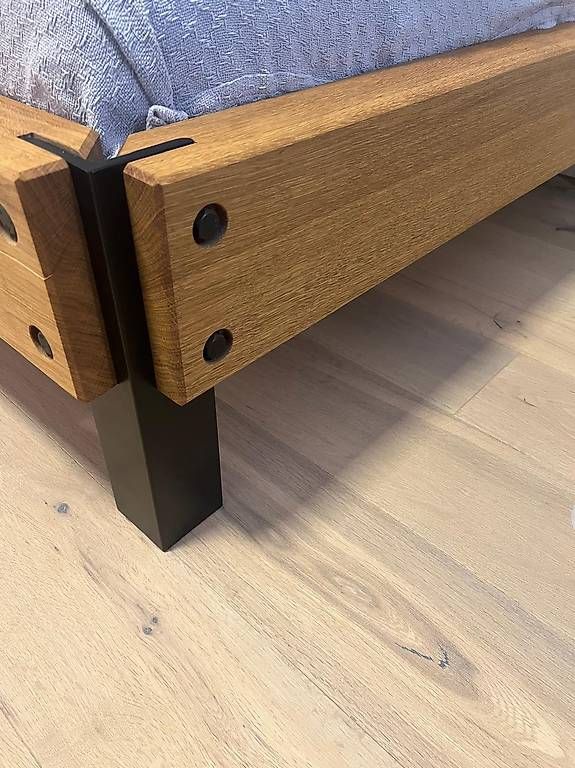 Betten: Balkenbett Eichen Massivholz – Gebraucht aus Braunau von matt-h0 1