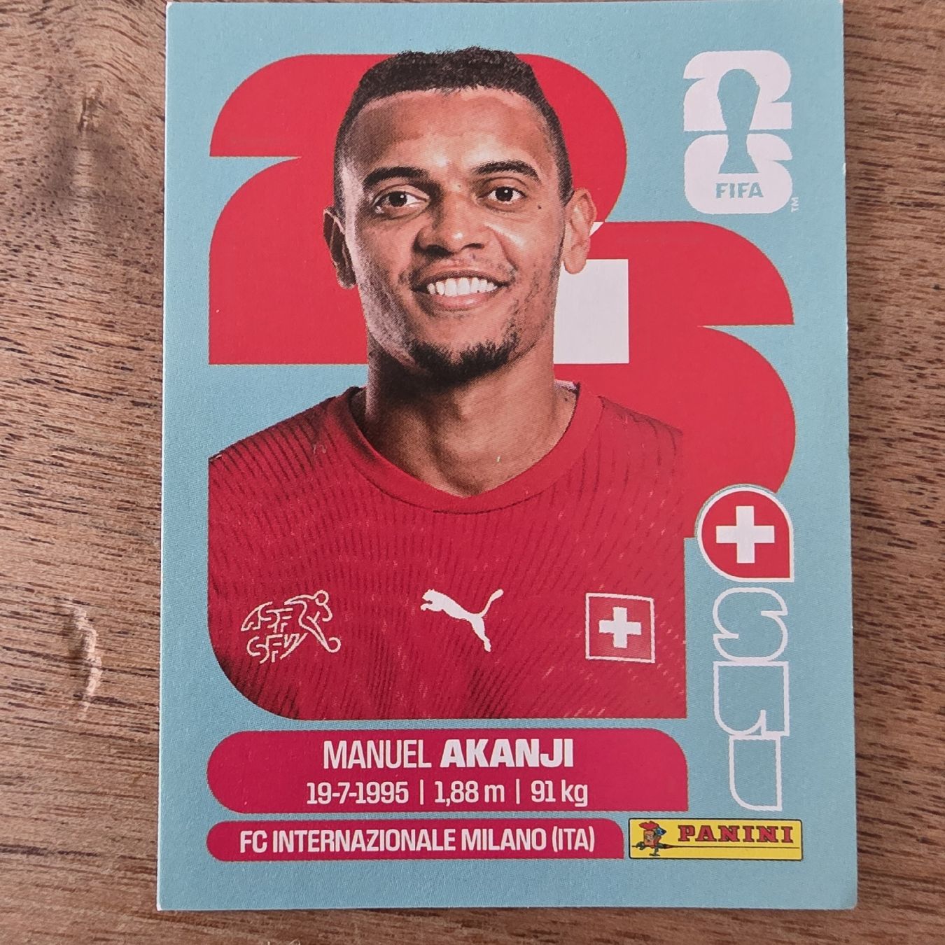 Panini Cartes à collectionner: Panini Manuel Akanji  SUI4 – Neuf avec emballage d'origine à Buchs AG par LogoParts
