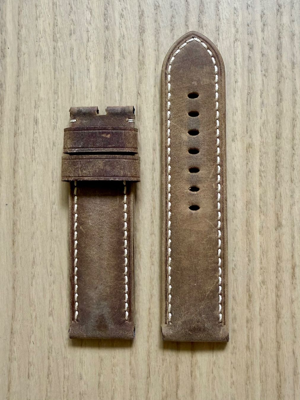 Panerai Armbänder & -reifen: Panerai OEM brown leather strap 26/26 mm – Neu (gemäss Beschreibung) aus Rivaz von yoda2005 1