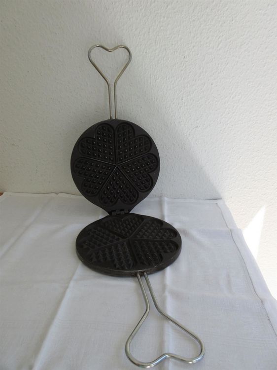 Waffeleisen für Herd oder Feuerstelle Kaufen auf Ricardo