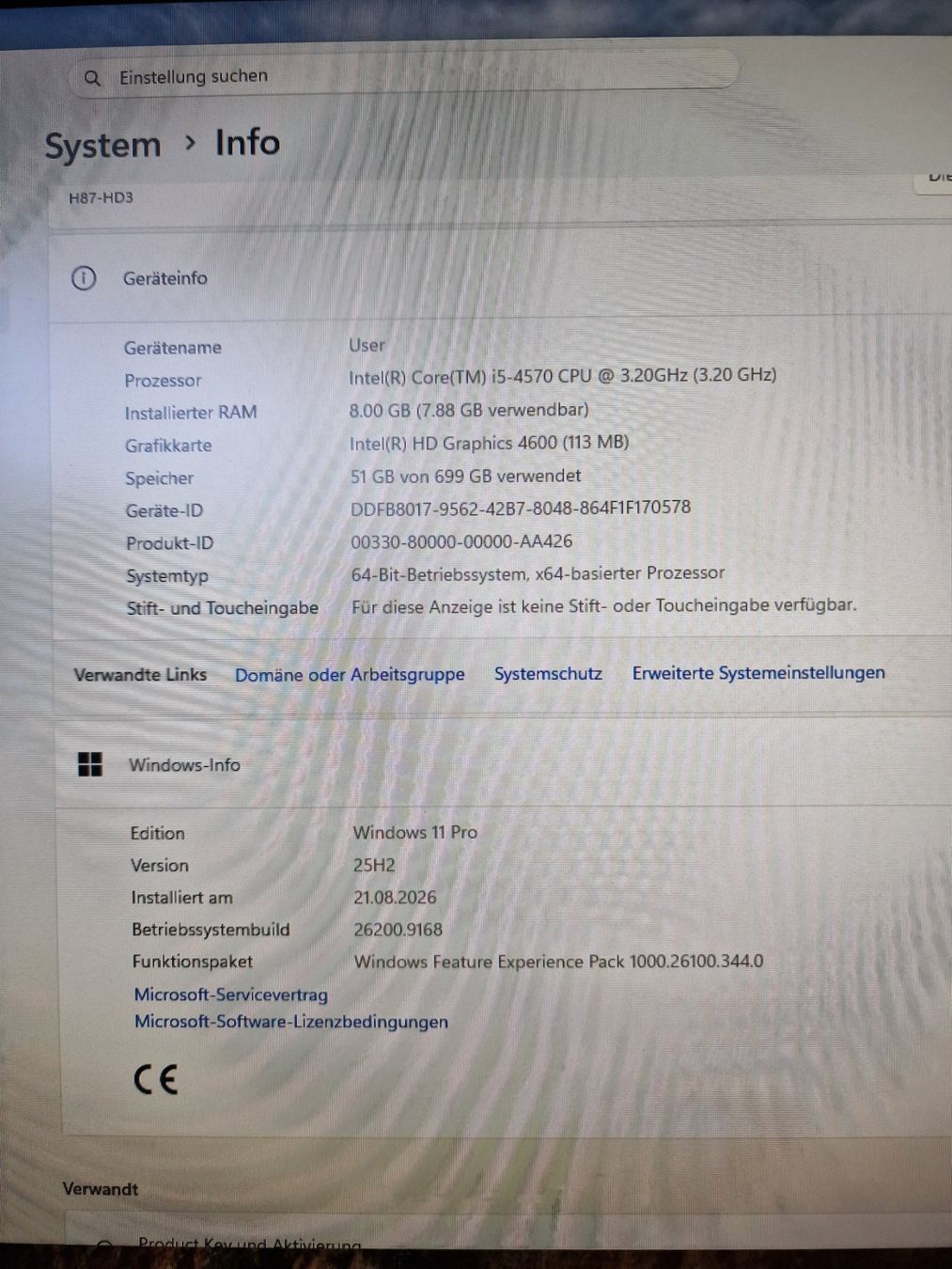 Intel PC: PC – Intel i5-4570 – Usato da Berikon venduto da Bifi7 8