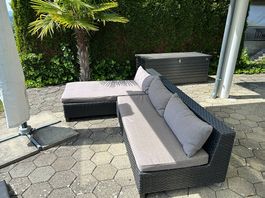 Rattan-Lounge