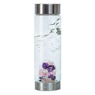 Bicchieri: Edelstein Glas-Flasche 500ml – Nuovo e nell'imballaggio originale da Altdorf UR venduto da Reiki-Therapeutin
