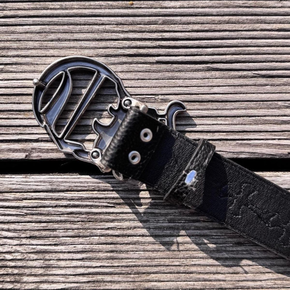 Chrome Hearts Cinture: Colorful Gothic Cross Belt - Black – Nuovo e nell'imballaggio originale da Caviano venduto da reselleo21 5