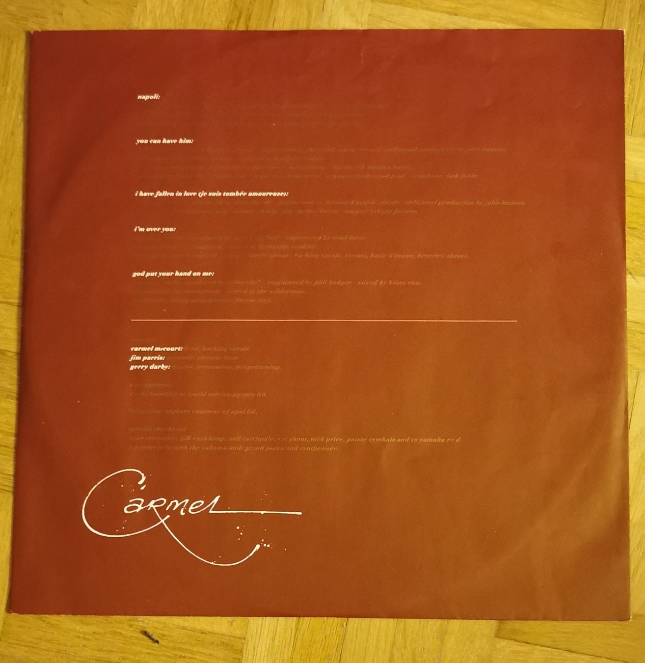 Dischi in vinile: Carmel "Set me free" LP Vinyl Schallplatte – Usato da Hochfelden venduto da Stburri0 2
