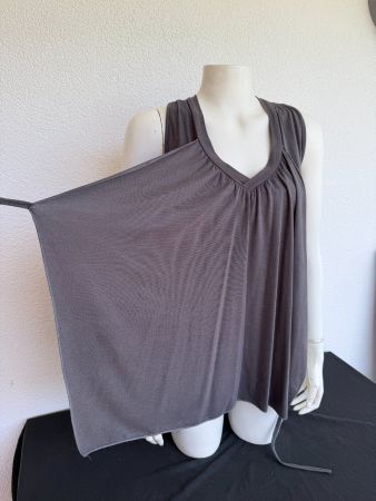Top fluide sans manches à nouer au dos - taille S/M