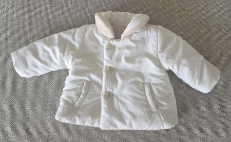 Wendejacke Zara beige weiss Grösse 62