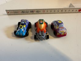 3 Mini Spielzeug Autos