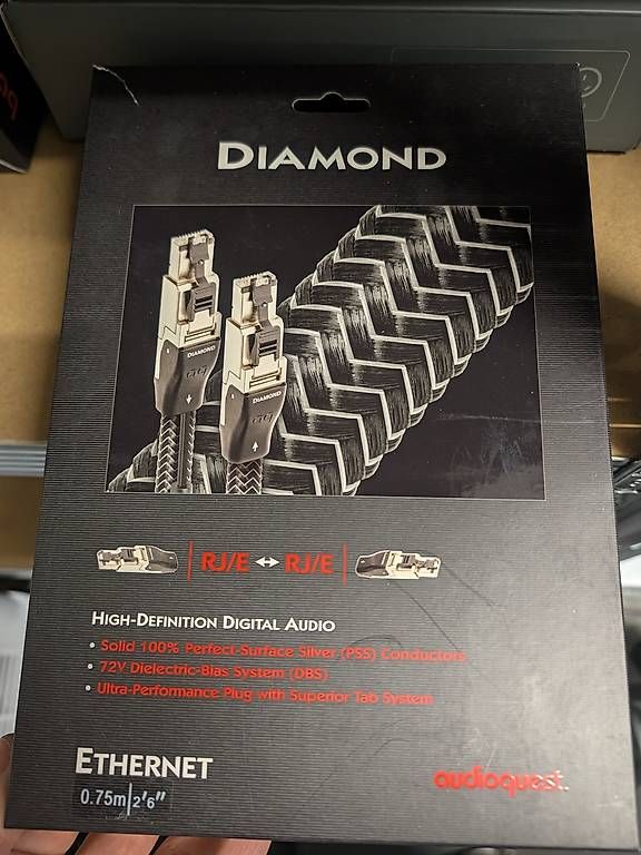 AudioQuest Cavi: Audioquest Diamond Ethernet 0,75m – Usato da Rickenbach b. Wil venduto da StGrand