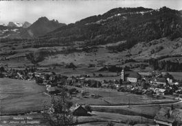 Alte Ansichtskarte Nesslau - Neu St. Johann mit Goggeien