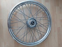 21'' Chrom/Verzinkt Speichenrad  vorne (21x2.15) für Harley