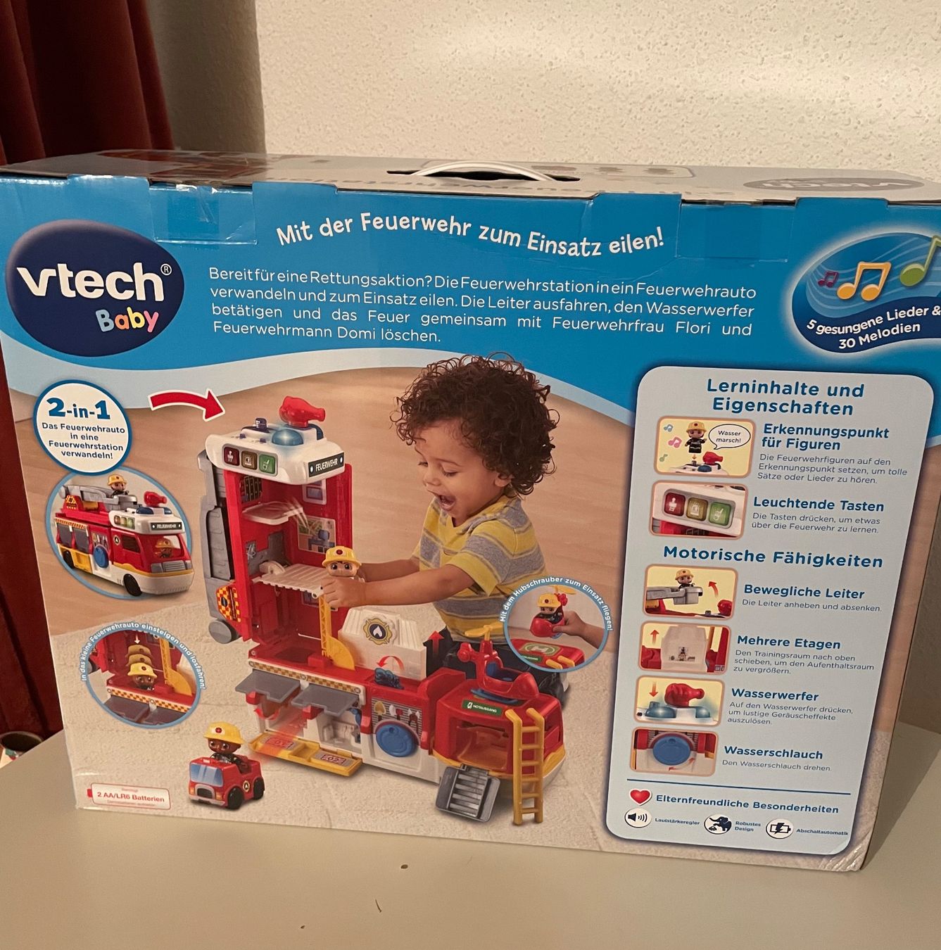 Vtech Giocattoli: VTech 2-in-1-Feuerwehrstation- new – Nuovo (secondo la descrizione) da Bellevue venduto da utilisatratice 1