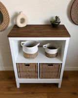 Deckplatte aus Echtholz für Ikea Kallax 2x2, Buche gebeizt
