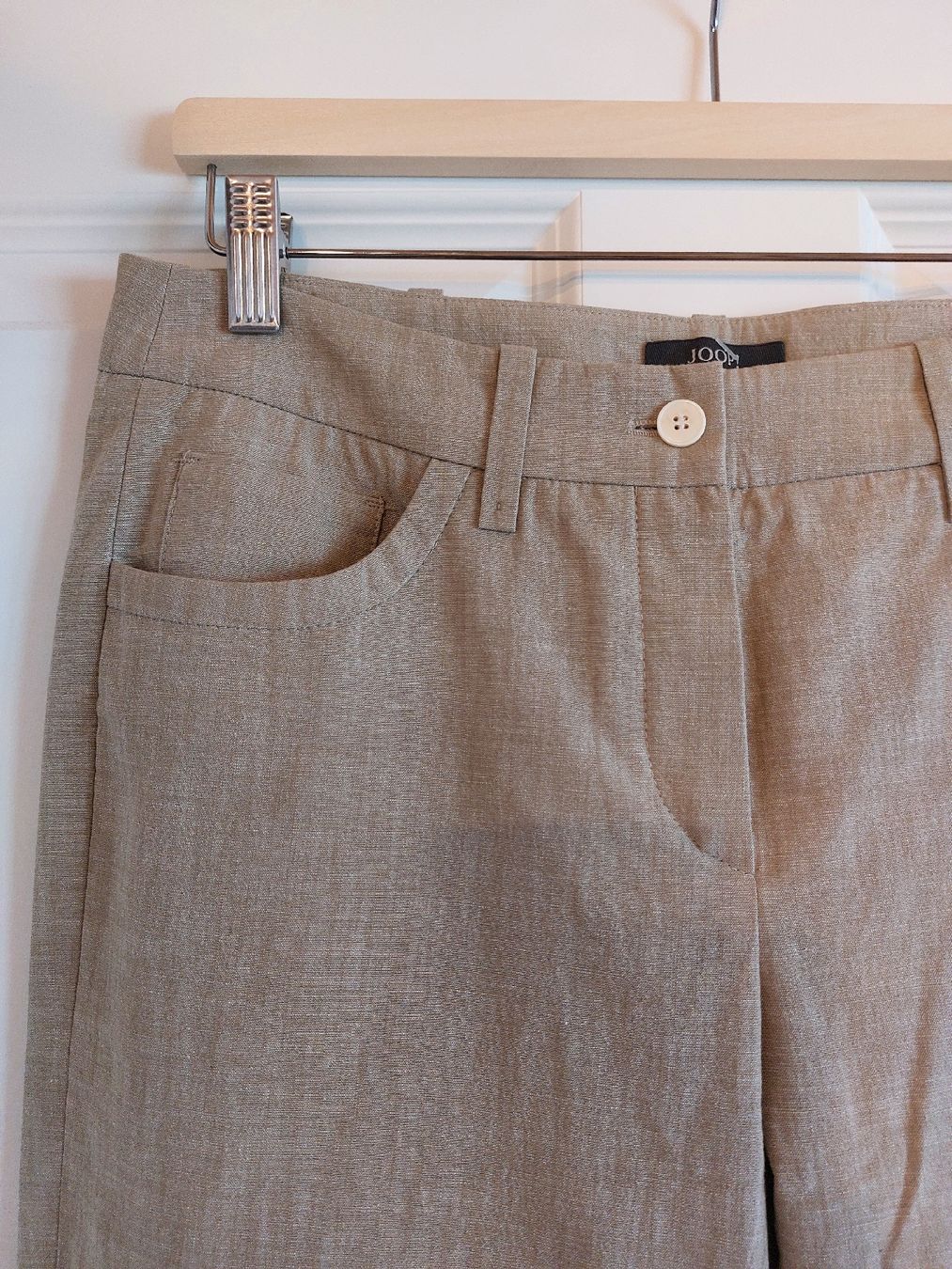 Joop Pantaloni: Hose JOOP! 100% Baumwolle, Leinenoptik, Gr. S – Nuovo e nell'imballaggio originale da Titterten venduto da fra_v27g 1