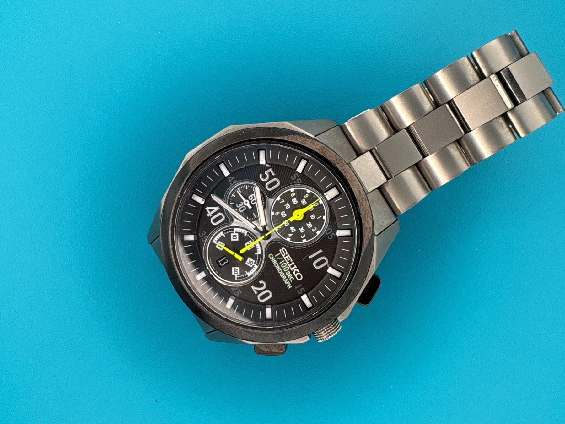 Seiko Orologi: Seiko Chronograph Quartz TITANIUM SND Series – Usato da Corminboeuf venduto da MrGP87 1