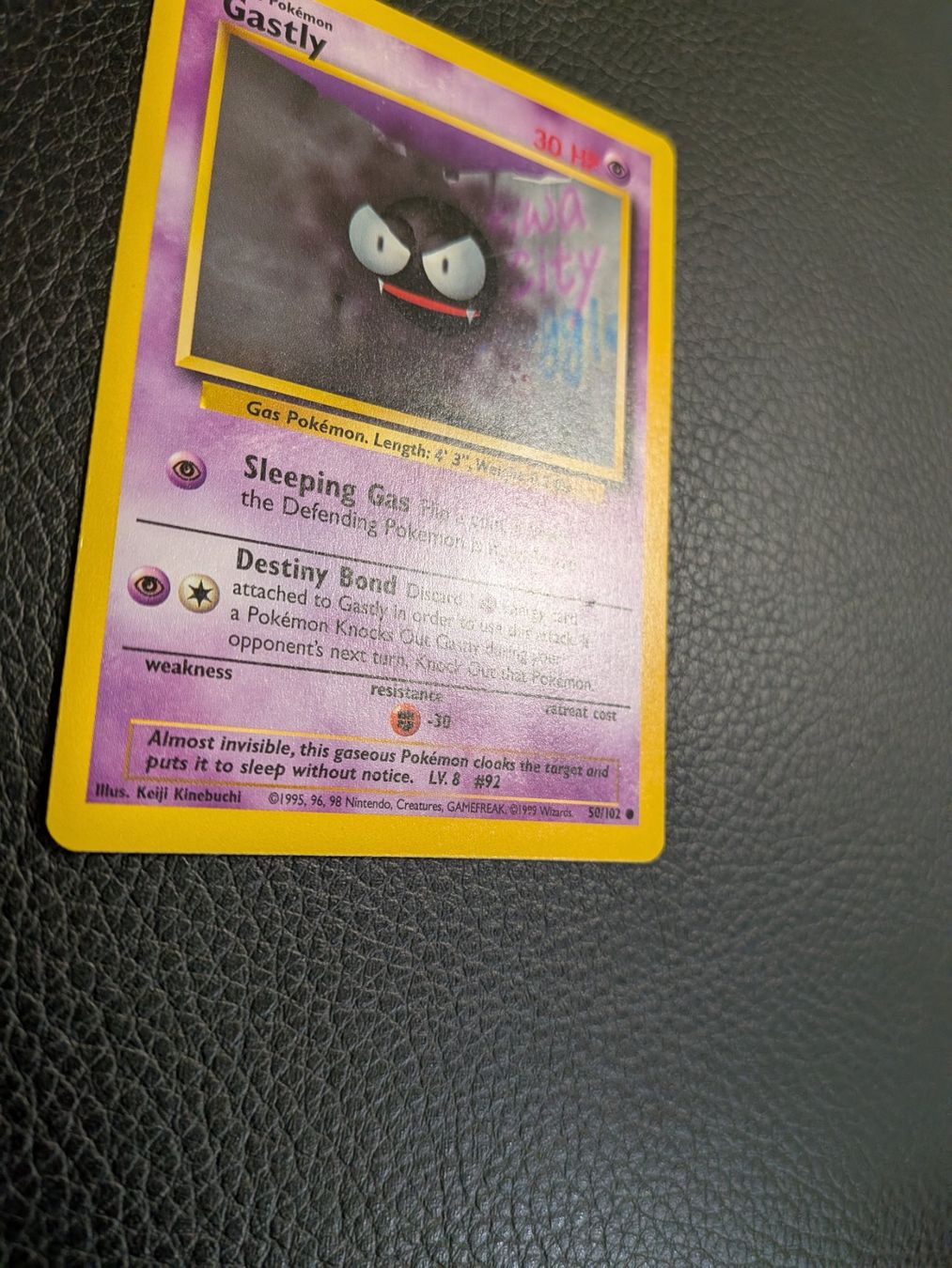Pokémon Carte collezionabili: Base Set Gastly 50/102 Ab 1 – Usato da Paradiso venduto da Pkmn10 1