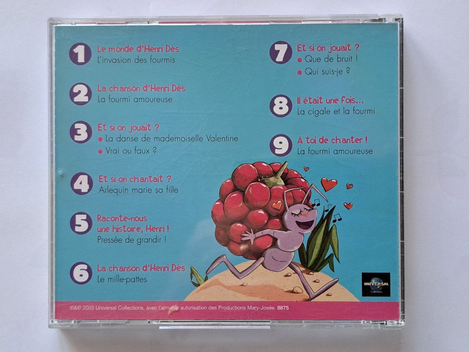 CDs: CD Cd Le monde d'Henri Dès - La fourmi amoureuse – D'occasion à Pully par bro_n52j 1