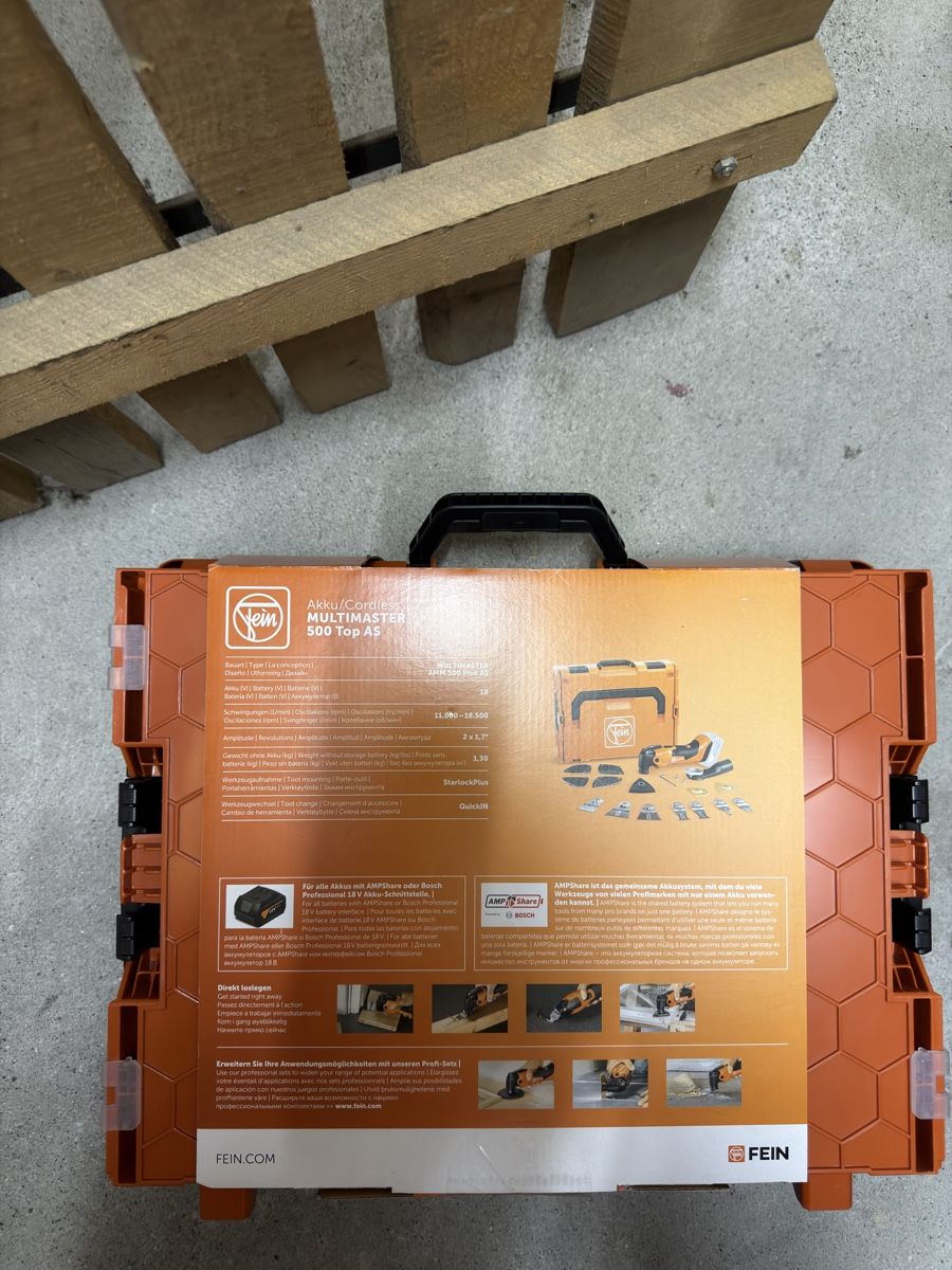 Tutte le macchine: FEIN Akku Multimaster 500 Top AS – Nuovo e nell'imballaggio originale da Chavannes-Renens venduto da nun_sy79 1