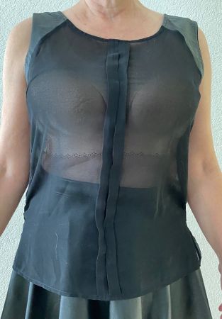 Top schwarz Grösse 38 von ONLY Shirt T-shirt (Nr. 50)