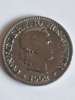 5 RAPPEN - JAHR 1902 - VORZ. VK: <80.-